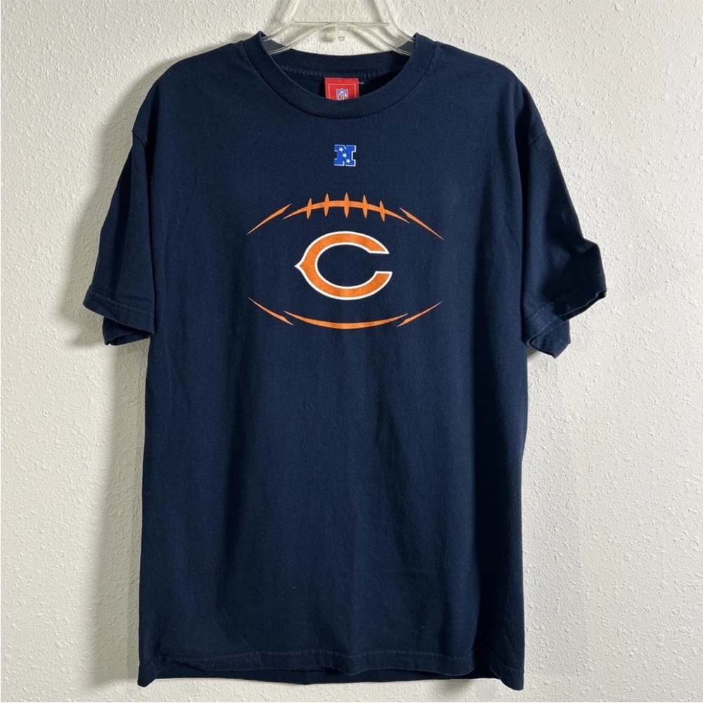 Vintage Chicago Bears T-Shirt Navy Blue NFL Football Team Apparel Size Large